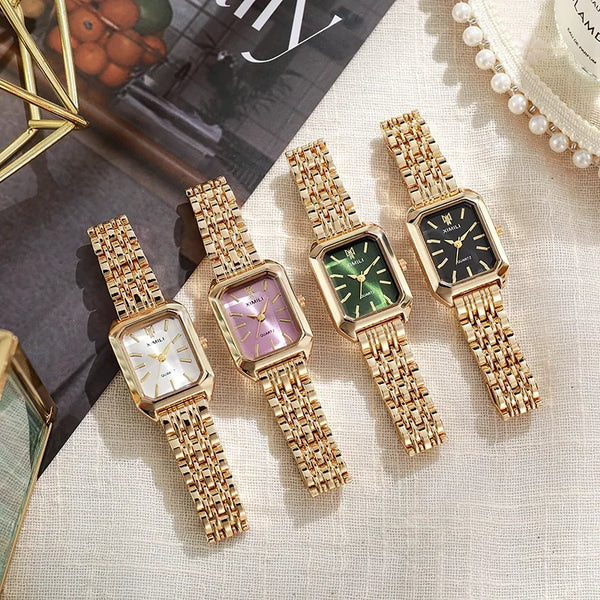 2025 Hot Brand Stainless Steel Strap Watch Women Luxury Gift